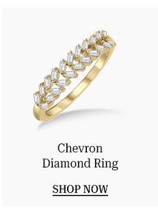 Chevron Diamond Ring