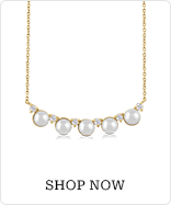 Pearl & Diamond Smile Necklace